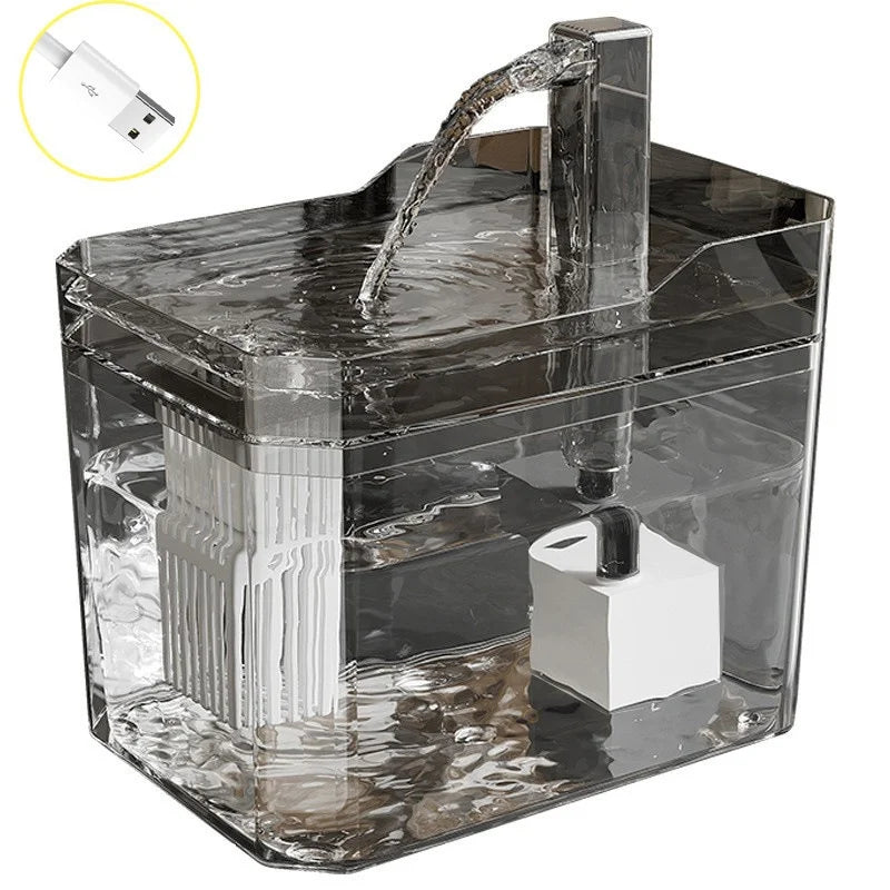 💧 Fuente de Agua Automática USB para Gatos con Filtro | Silenciosa y Recirculación Continua