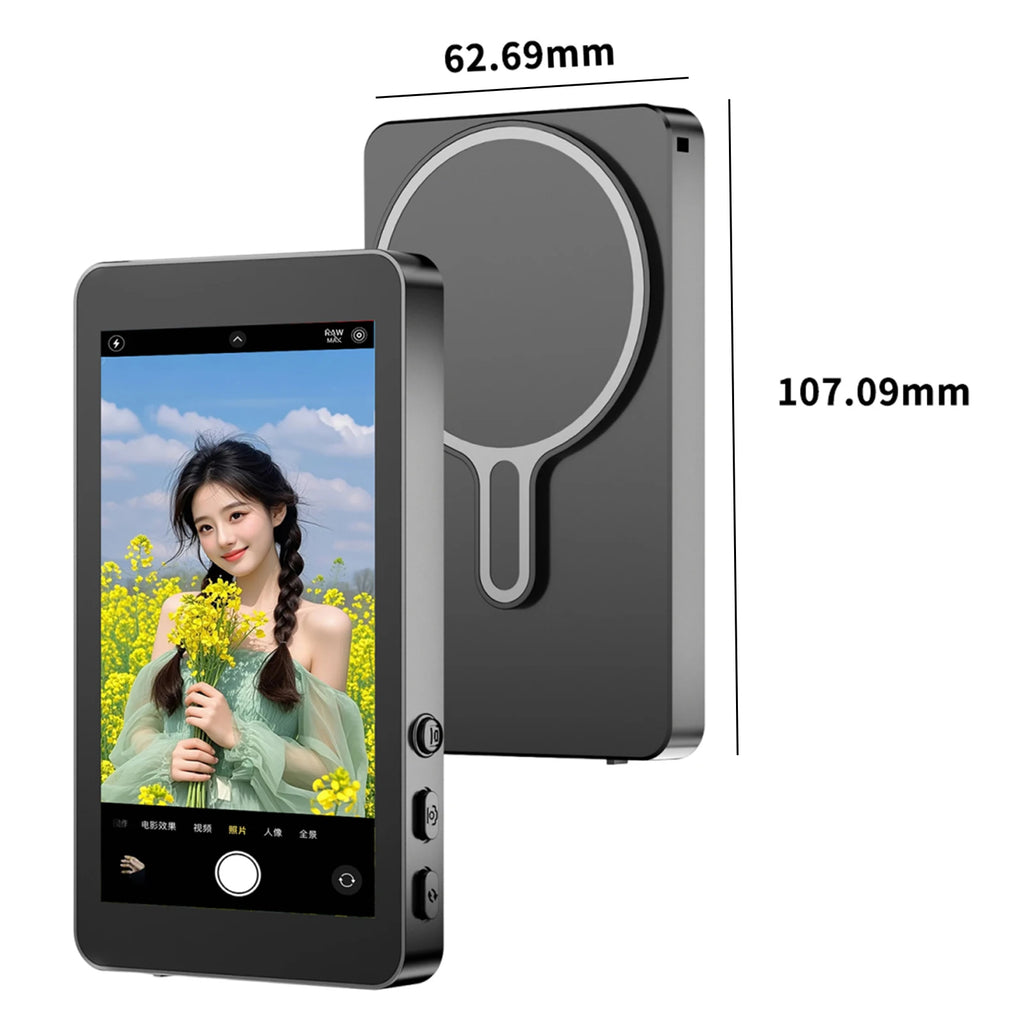 Monitor Magnético para Smartphone | Pantalla Selfie para Vlogs y Directos
