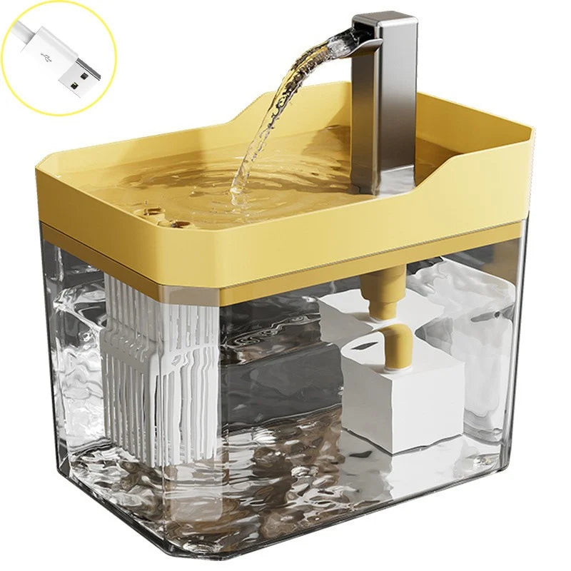 💧 Fuente de Agua Automática USB para Gatos con Filtro | Silenciosa y Recirculación Continua