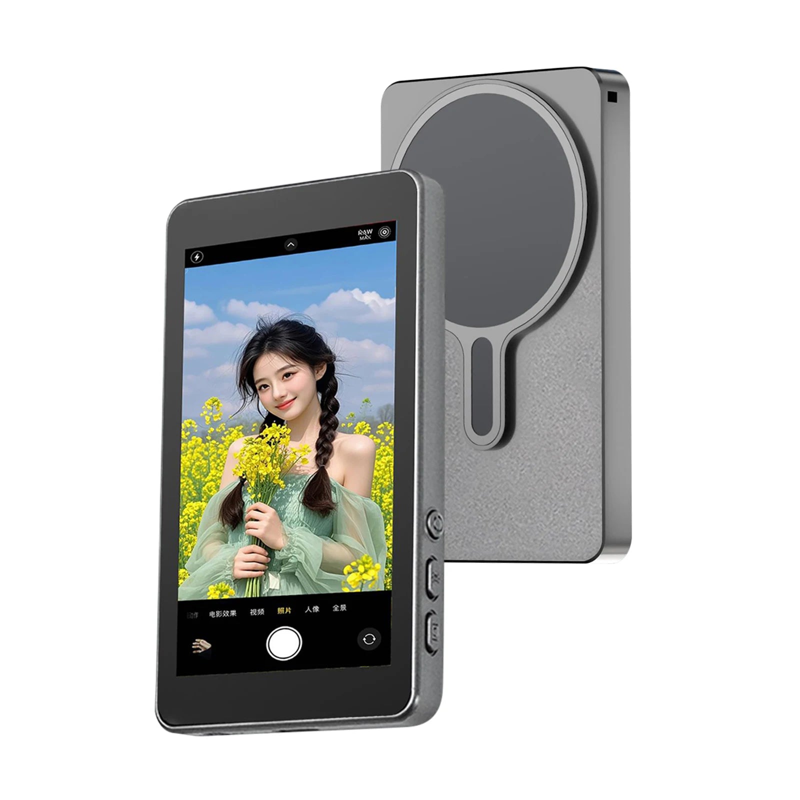 Monitor Magnético para Smartphone | Pantalla Selfie para Vlogs y Directos