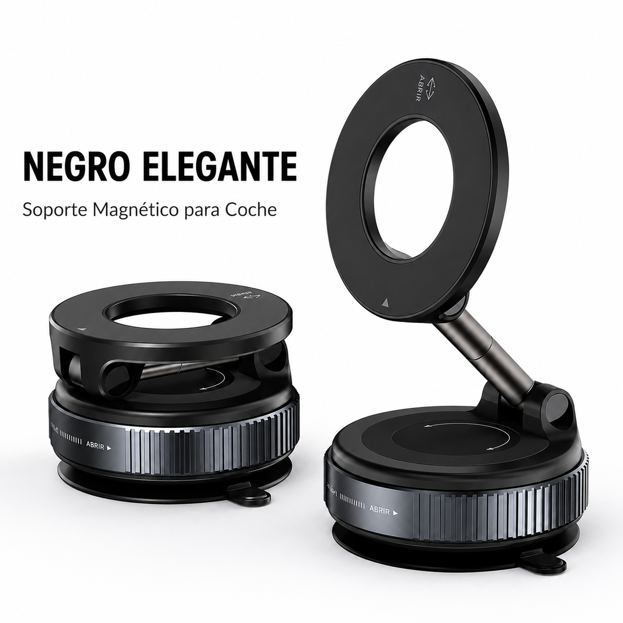 Soporte Magnético para Coche con Ventosa 360° | Compatible con MagSafe